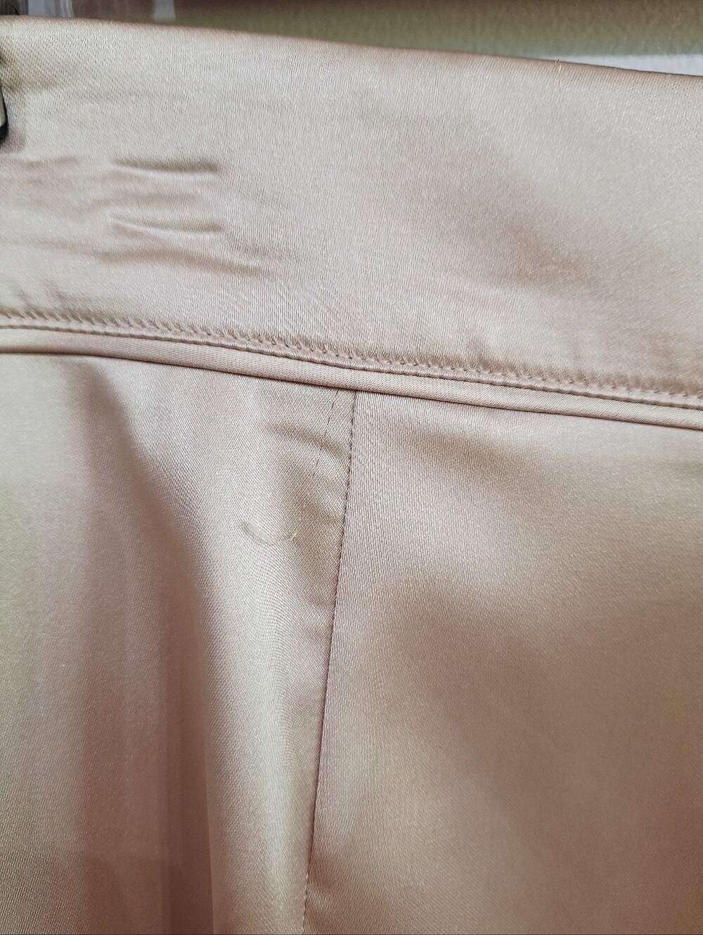 Gianni Bini High Waisted Wide Leg Satin Trousers - Size 4 - Picture 5 of 9